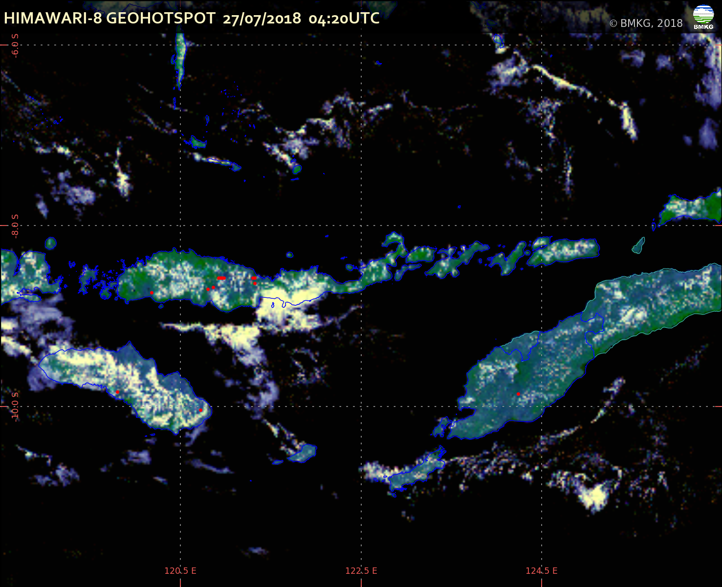 Himawari-9 Geohotspot