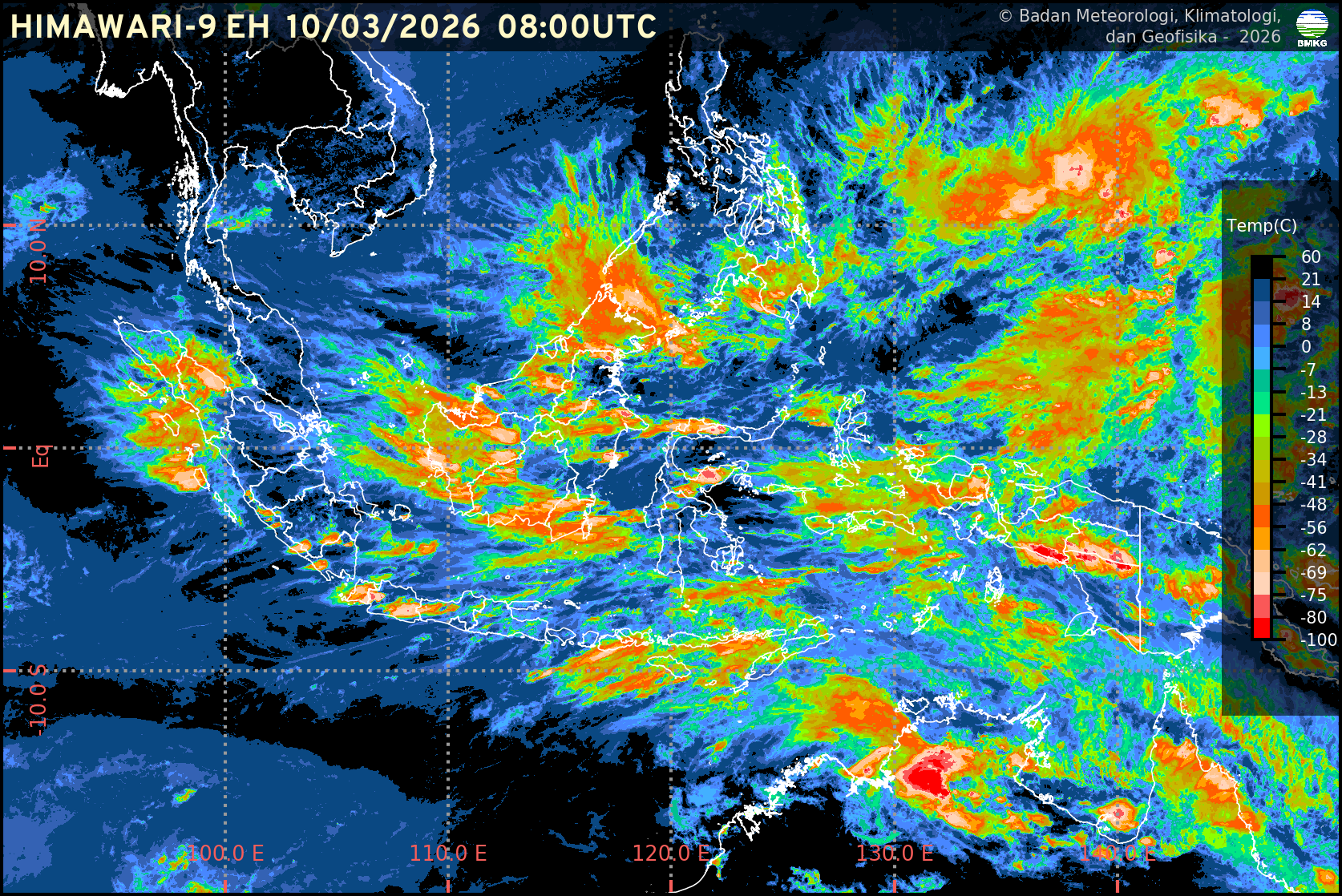 Prakiraan Cuaca Padang 17 Oktober 2025, BMKG Waspadai Hujan Lebat